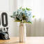 Vase de table 1 pièce en céramique blanche 9,4 po Roban