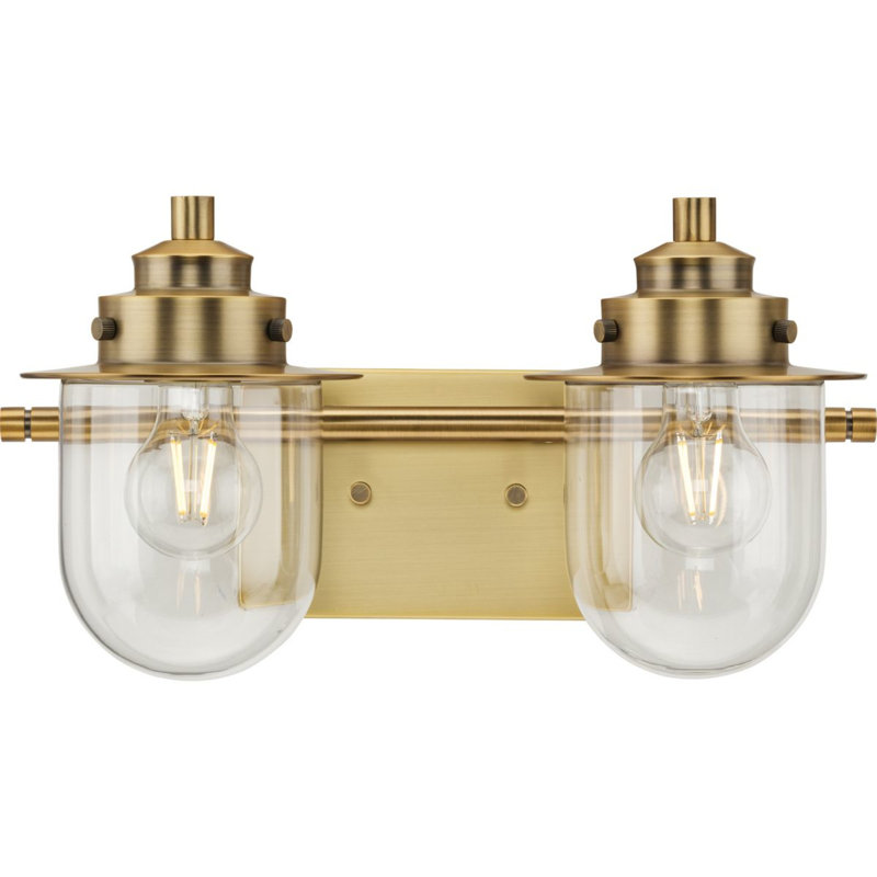 Vanya 2 - Light Dimmable Vanity Light, Vintage Brass