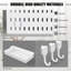 Wall Organiser Pegboard Combination Kit -560567383