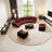 Semi-circular arc  negotiating sofa