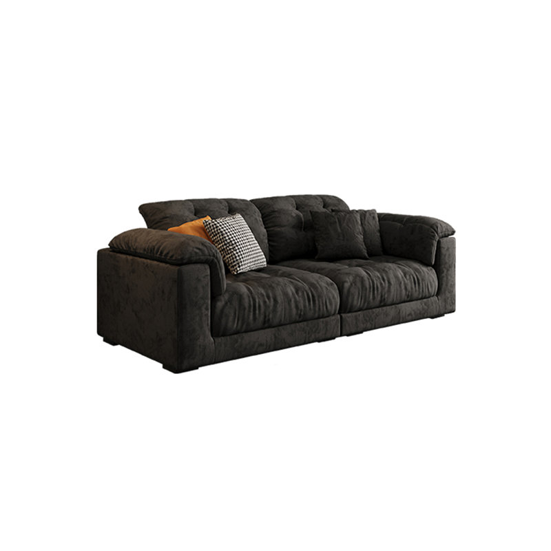 Simple casual flannelette sofa, 29.92" H x 78.74" W x 39.37" D