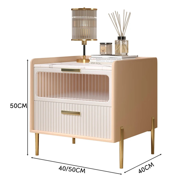 Sayer Nordic Dressers Luxury Cabinets Drawers Unique Organizer Nightstands, Pink