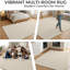 Aspire Homeware Cream Modern Area Rug-909640522-909640525