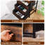 Night Stand Set 2, Led Nightstand With Charging Station, End Tables With Storage Shelf, Bed Side Table With 3 Fabric Drawers For Bedroom, Small Spaces-1819226000