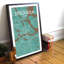 Stockholm City Map - No Frame Print-1008729460