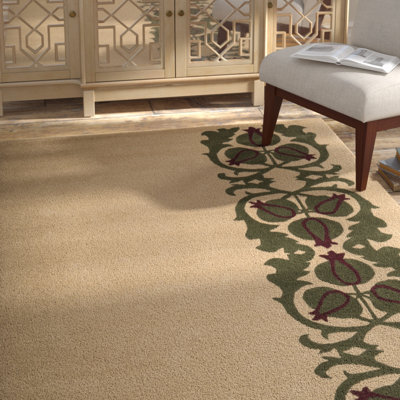 Soho Hand Tufted Wool And Viscose Floral Rug