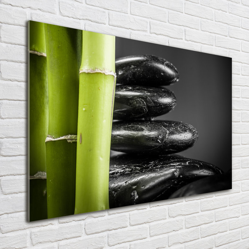 Bamboo - No Frame Print on Glass