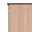 Armoire de rangement de 67,2 po de hauteur avec portes en verre trempé, tablettes réglables et tiroir - tour de lin autoportante moderne, conception à fermeture en douceur-46685131
