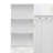 Hall Tree with Padded Bench, 4 Hooks and Adjustable Storage Shelves-129411428