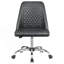 Chaise de bureau réglable grise et chromée