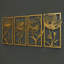 Ensemble d'art mural en métal Blossom - 4 pièces-288384828-288384830