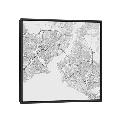 « istanbul routes », impression sur toile tendue encadrée