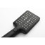 Douchette à main en acier inoxydable noir mat, barre coulissante de 28 pouces, boyau de 59 pouces, hauteur réglable, réglages de jet fonctionnels pour la détente et utilisation de chaise réglable avec plusieurs modes de bain,
