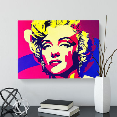 Pop Art Marilyn Monroe Vol.3 Abstract - Wrapped Canvas