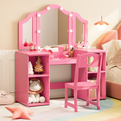 Ensemble de coiffeuse et chaises Princess