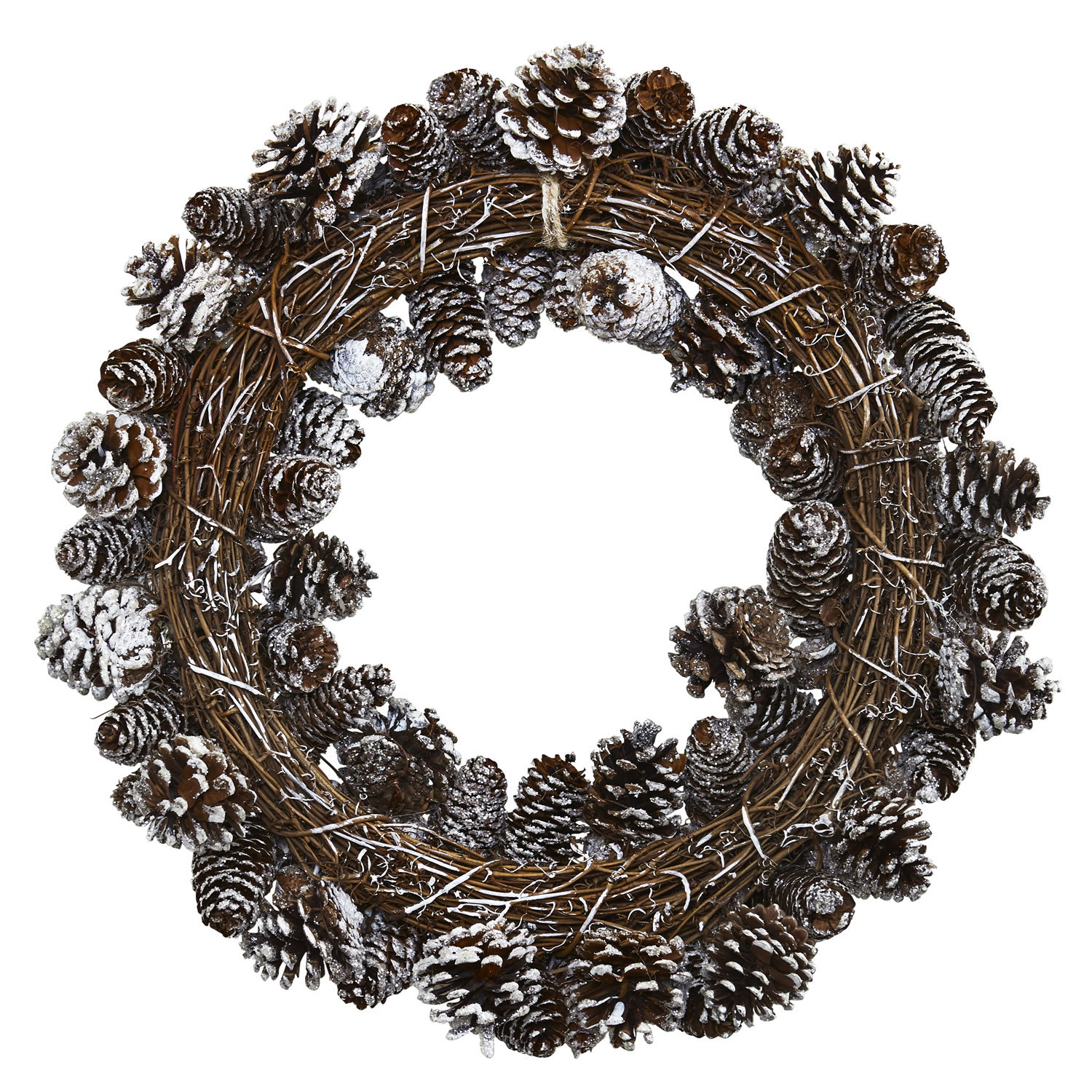 17'' Faux Pinecone Wreath