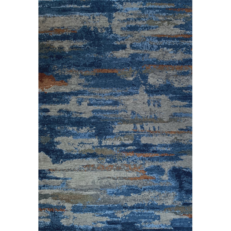 ESCALANTE INDIGO, Rectangle 6' x 9'