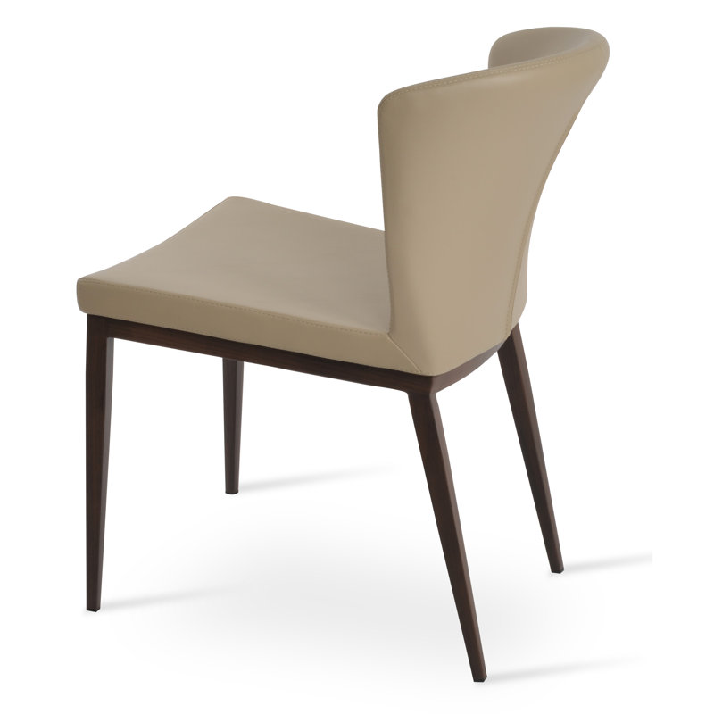 Capri MW Side Chair, Wheat, Walnut