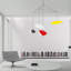 Luminaire suspendu géométrique unique à 1 lumière DEL Papillons ™-97919446-50612301