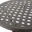 Table d'appoint d'extérieur en fonte d'aluminium 19 po