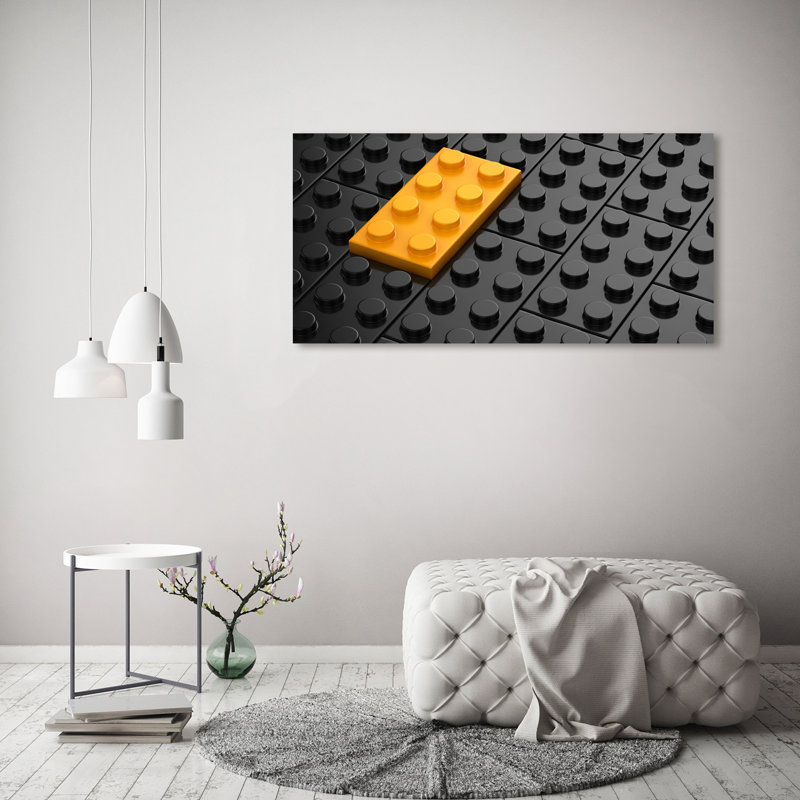 Lego Bricks - No Frame Print on Canvas