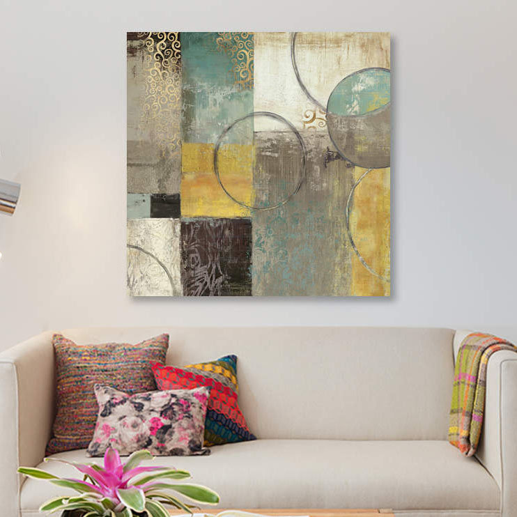 « tranquillité of esprit ii », impression sur toile, H 26 po x l 26 po x P 1,5 po, Pas de tapis, Toile tendue
