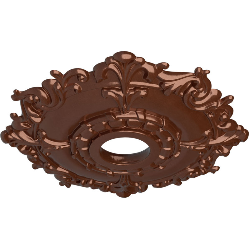 Médaillon de plafond Endurathane Alexa, Diam., Pièce de cuivre