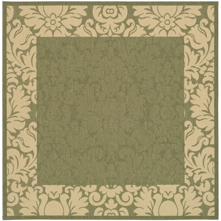 Arneshia Geometric/Grey Outdoor Area Rug