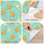 Murale auto-adhésive moderne pour la chambre à coucher Peel and Stick L 100 po x l 144 po avec imprimé étoile de mer orange
