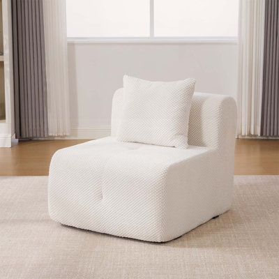Accent Chair With Ottoman,Soft Deep Seating For Modern Living Spaces