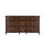Commode 9 tiroirs avec tiroirs supérieurs doublés de feutre Moscow