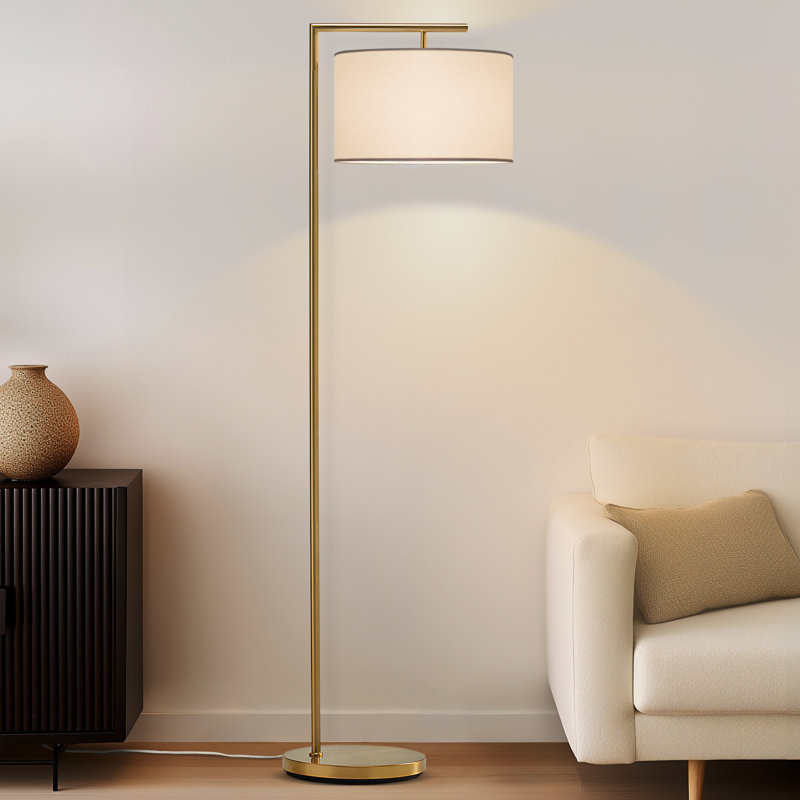 Eclipse Black 60" Multi-Head LED Outdoor Floor Lamp