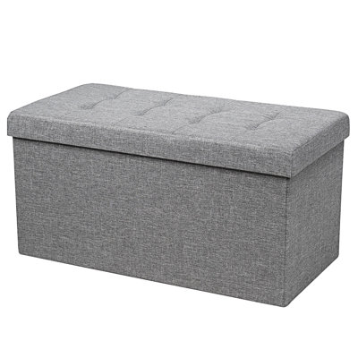 Dawinna Oxford Fabric Upholstered Storage Bench