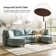 Dayman 6-Piece Modern Storage Convertible Sectional Sofa with End Table