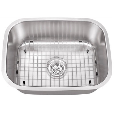 25.5'' L Single Bowl Stainless Steel Kitchen Sink