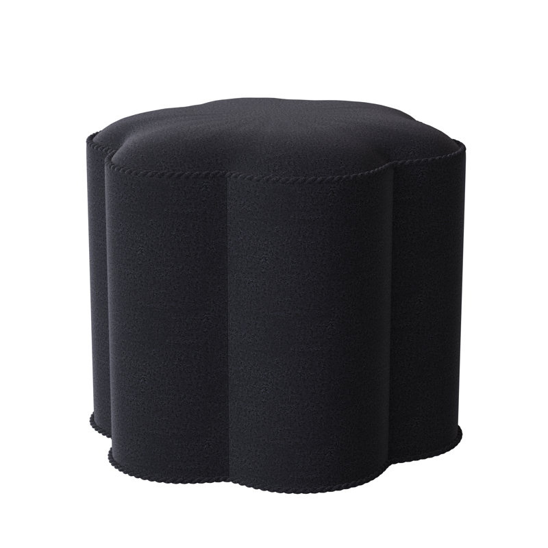 Posey Novelty Pouf, Venice Navy