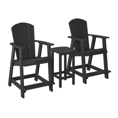  Balcony Set Black