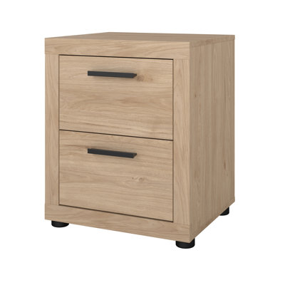 Table de chevet 2 tiroirs R camion