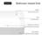 19" L x 15" W White Ceramic Rectangular Vessel Bathroom Sink