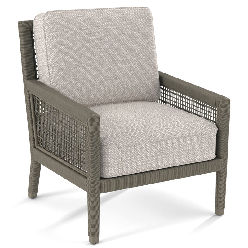 Harper 28" Wide Armchair, Brown Geometric, 0456-33, Stone Hearth