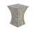 Okehampt Mother of Pearl Shell Handmade Hourglass Shaped Side End Accent Table