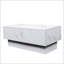 Table basse extensible avec plateau coulissant et rangement dissimulé pour le salon, peu encombrant et fonctionnel