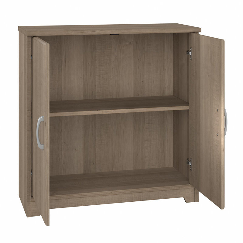 Ensemble de bureau d'ordinateur en L 3 pièces Shelonda, Gris cendré