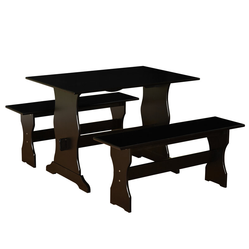 Ensemble repas 3 pièces Paren, Noir
