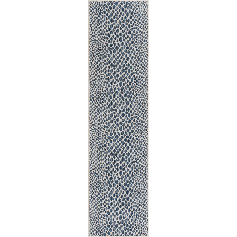 Tapis d'intérieur / extérieur Jill Zarin Cape Town, Tapis de couloir 2 pi 7 po x 12 pi