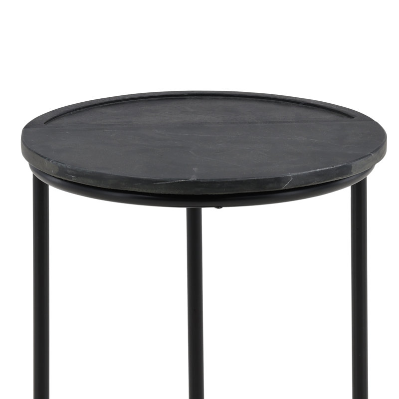 Nathanael End Table Black