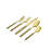 Torsade 18/10 Stainless Steel Gold 45 Piece Set, Service For 8 With Hostess Set