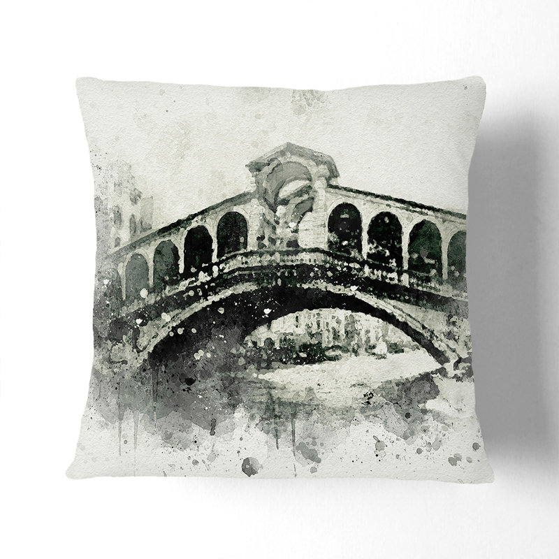 Square Throw Cushion, 40cm H x 40cm W x 15cm D