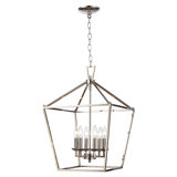 Gunn 6 - Light Dimmable Lantern Geometric Chandelier
