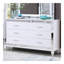 Commode Livorno G02790-D, argent
